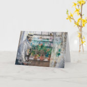 Berthe Morisot - Eugene Manet auf der Isle of Wigh Karte (Gelbe Blume)