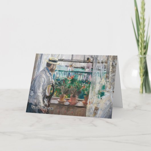 Berthe Morisot - Eugene Manet auf der Isle of Wigh Karte (Vorderseite)