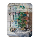 Berthe Morisot - Eugene Manet auf der Isle of Wigh Magnet (Vertikal)