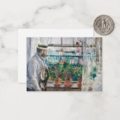 Berthe Morisot - Eugene Manet auf der Isle of Wigh Mitteilungskarte (Vorderseite/Rückseite Beispiel)