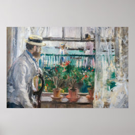 Berthe Morisot - Eugene Manet auf der Isle of Wigh Poster