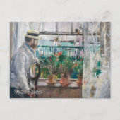 Berthe Morisot - Eugene Manet auf der Isle of Wigh Postkarte (Vorderseite)