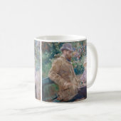 Berthe Morisot - Eugene Manet mit seiner Tochter Kaffeetasse (VorderseiteRechts)