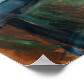 Berthe Morisot - Eugene Manet mit seiner Tochter Poster (Ecke)