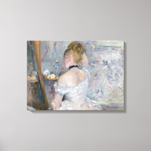 Berthe Morisot - Frau bei der Toilette Leinwanddruck