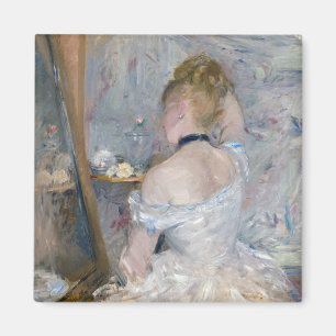 Berthe Morisot - Frau bei der Toilette Magnet