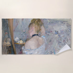 Berthe Morisot - Frau bei der Toilette Strandtuch