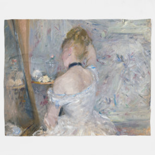 Berthe Morisot - Frau bei ihrer Toilette Fleecedecke