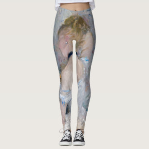 Berthe Morisot - Frau bei ihrer Toilette Leggings