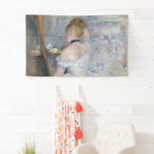 Berthe Morisot - Frau in ihrer Toilette Banner (Insitu)
