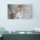 Berthe Morisot - Frau in ihrer Toilette Banner (Messeveranstaltung)