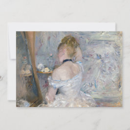 Berthe Morisot - Frau in ihrer Toilette Dankeskarte