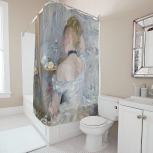 Berthe Morisot - Frau in ihrer Toilette Duschvorhang