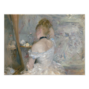 Berthe Morisot - Frau in ihrer Toilette Fotodruck