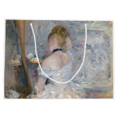 Berthe Morisot - Frau in ihrer Toilette Große Geschenktüte (Rückseite)