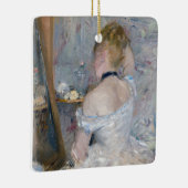 Berthe Morisot - Frau in ihrer Toilette Keramikornament (Rechts)