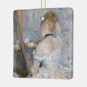 Berthe Morisot - Frau in ihrer Toilette Keramikornament (Links)