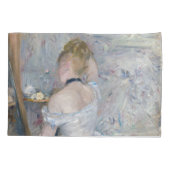 Berthe Morisot - Frau in ihrer Toilette Kissenbezug (Rückseite)