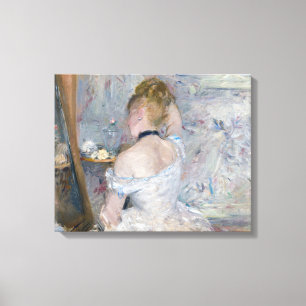 Berthe Morisot - Frau in ihrer Toilette Leinwanddruck