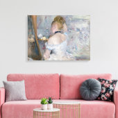 Berthe Morisot - Frau in ihrer Toilette Leinwanddruck (Insitu (Wohnzimmer))