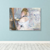 Berthe Morisot - Frau in ihrer Toilette Leinwanddruck (Insitu (Holzboden))