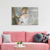 Berthe Morisot - Frau in ihrer Toilette Leinwanddruck (Insitu (Wohnzimmer))