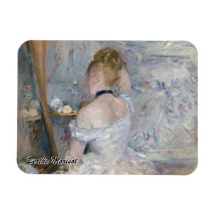 Berthe Morisot - Frau in ihrer Toilette Magnet
