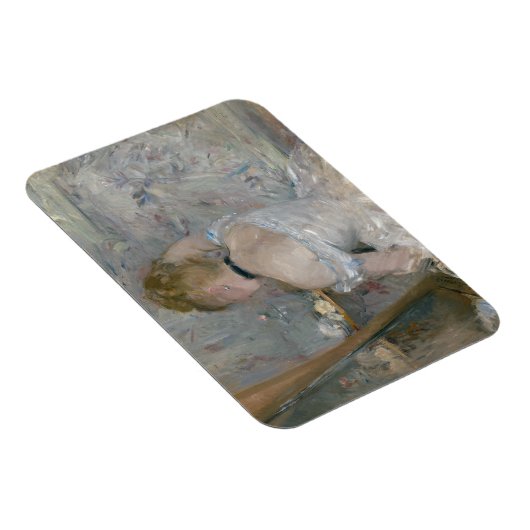 Berthe Morisot - Frau in ihrer Toilette Magnet (Rechte Seite)