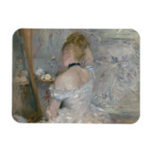 Berthe Morisot - Frau in ihrer Toilette Magnet (Horizontal)