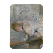 Berthe Morisot - Frau in ihrer Toilette Magnet (Vertikal)