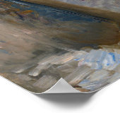 Berthe Morisot - Frau in ihrer Toilette Poster (Ecke)