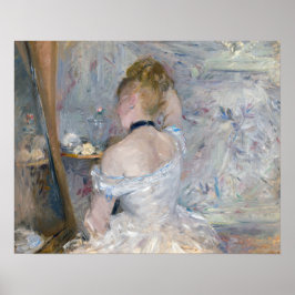 Berthe Morisot - Frau in ihrer Toilette Poster
