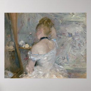Berthe Morisot - Frau in ihrer Toilette Poster