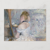 Berthe Morisot - Frau in ihrer Toilette Postkarte (Vorderseite)