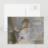 Berthe Morisot - Frau in ihrer Toilette Postkarte (Vorne/Hinten)