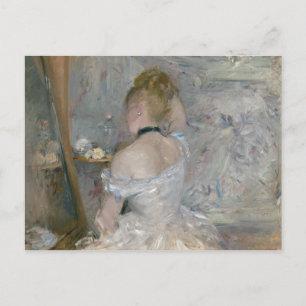 Berthe Morisot - Frau in ihrer Toilette Postkarte