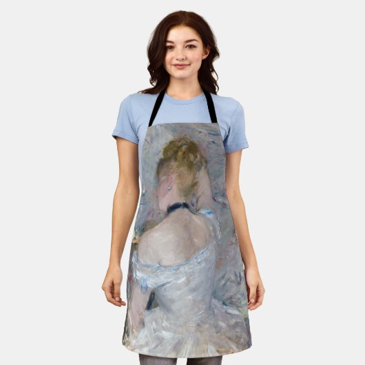 Berthe Morisot - Frau in ihrer Toilette Schürze (Getragen)