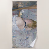 Berthe Morisot - Frau in ihrer Toilette Strandtuch (Vorderseite)