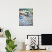 Berthe Morisot - Hafen von Nizza Poster (Heimbüro)