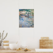 Berthe Morisot - Hafen von Nizza Poster (Küche)