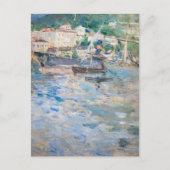 Berthe Morisot - Hafen von Nizza Postkarte (Vorderseite)