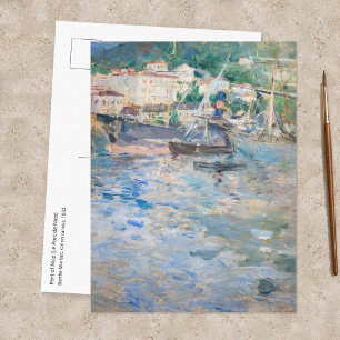 Berthe Morisot - Hafen von Nizza Postkarte