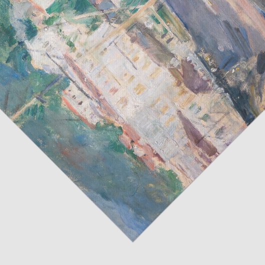 Berthe Morisot - Hafen von Nizza Seidenpapier (Detail)