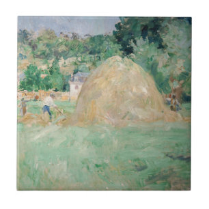Berthe Morisot - Heuhaufen in Bougival Fliese