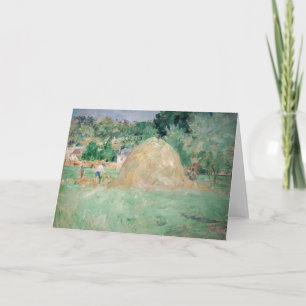 Berthe Morisot - Heuhaufen in Bougival Karte