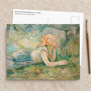 Berthe Morisot - Hirtenfrau ruhend Postkarte
