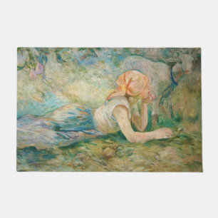 Berthe Morisot - Hirtenruhe Fußmatte