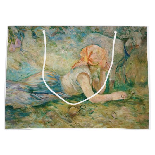 Berthe Morisot - Hirtenruhe Große Geschenktüte (Vorderseite)