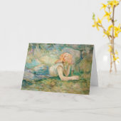 Berthe Morisot - Hirtenruhe Karte (Gelbe Blume)