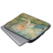 Berthe Morisot - Hirtenruhe Laptopschutzhülle (Vorne Knopf)